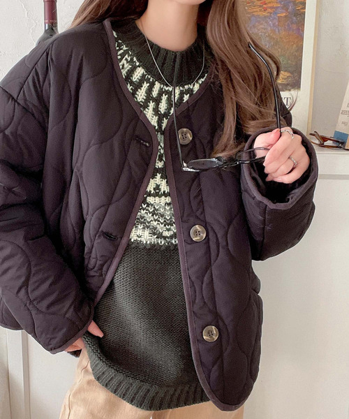 長袖ニット 長袖セーター レトロ 総柄 派手 フレア袖 レトロ感が可愛い！ノルディック求心柄ニットセーター（長袖
