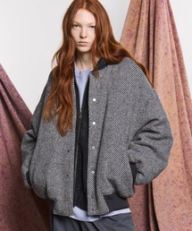 《UNISEX》【Italian Dead Stock Fabric】Prime-Over Stadium Jacket/プライムオーバースタジャン【MAISON SPECIAL/メゾンスペシャル】