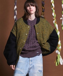 《UNISEX》【Italian Dead Stock Fabric】Prime-Over Stadium Jacket/プライムオーバースタジャン【MAISON SPECIAL/メゾンスペシャル】
