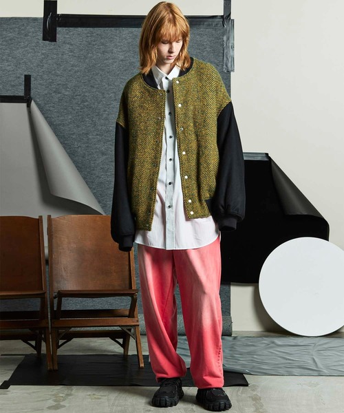 UNISEX》【Italian Dead Stock Fabric】Prime-Over Stadium