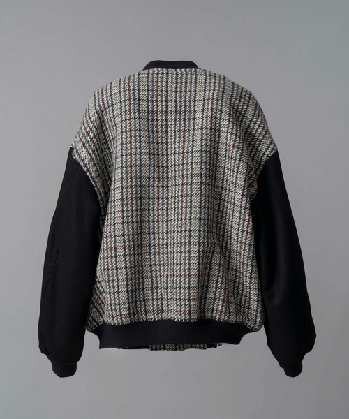 メゾンスペシャル　ストライプ柄 スタジアムジャケット UNISEX》【Italian Dead Stock Fabric】Prime-Over Stadium