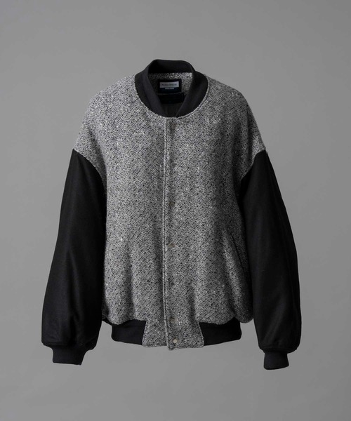 UNISEX》【Italian Dead Stock Fabric】Prime-Over Stadium Jacket