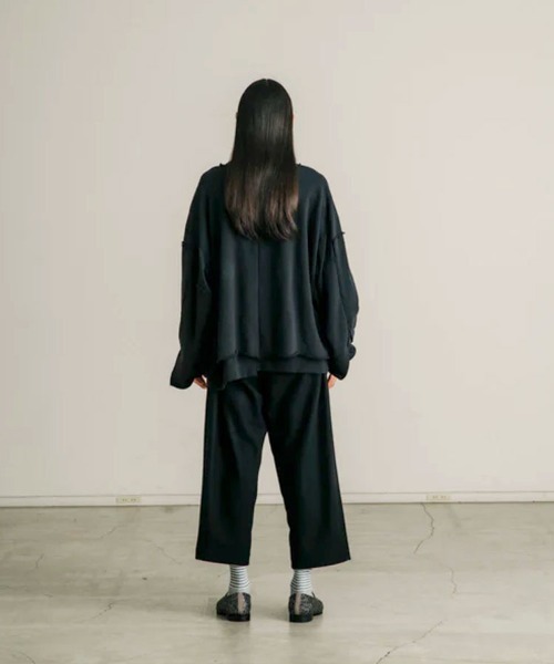 FACETASM（ファセッタズム）の「【FACETASM / ファセッタズム】LAYERD DECONSTRUCTED SWEAT [KR-SW-M02]（スウェット・メンズ・ブラック・4）」の6枚目の写真