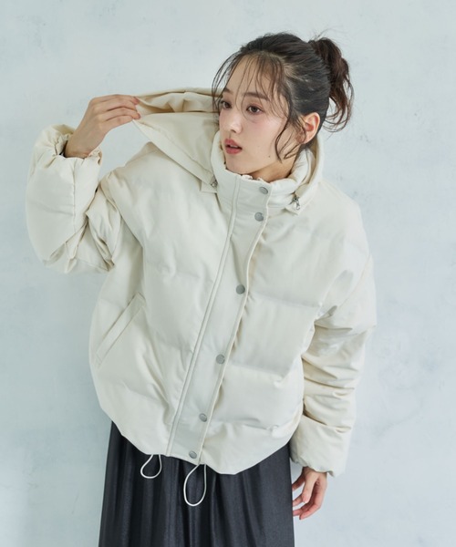 アルチビオ　ARCHIVIO 防寒ダウン上下セットにチャーム(未使用)追加！ ホワイトダックダウン／（ダウンジャケット/コート）｜archives