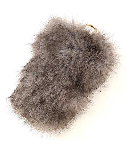 NATURAL BEAUTY BASIC(ナチュラルビューティーベーシック)の「◇チンチラキャットチャーム(チャーム・レディース・オフホワイト/グレー・フリ-)」の4枚目の写真