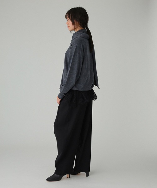 BABYLONE（バビロン）の「トリクシオンタックパンツ（その他パンツ・レディース・グレー/ブラック/ライトベージュ/ダークブラウン/ベージュ・36inch/38inch）」の14枚目の写真