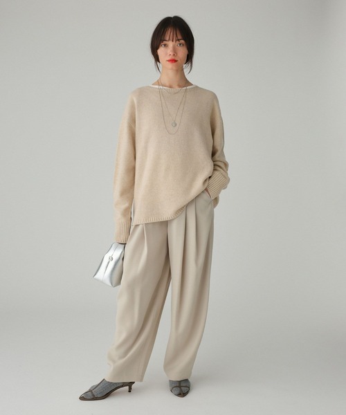 BABYLONE（バビロン）の「トリクシオンタックパンツ（その他パンツ・レディース・グレー/ブラック/ライトベージュ/ダークブラウン/ベージュ・36inch/38inch）」の10枚目の写真