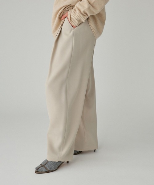 BABYLONE（バビロン）の「トリクシオンタックパンツ（その他パンツ・レディース・グレー/ブラック/ライトベージュ/ダークブラウン/ベージュ・36inch/38inch）」の8枚目の写真