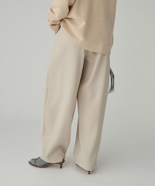 BABYLONE（バビロン）の「トリクシオンタックパンツ（その他パンツ・レディース・グレー/ブラック/ライトベージュ/ダークブラウン/ベージュ・36inch/38inch）」の9枚目の写真