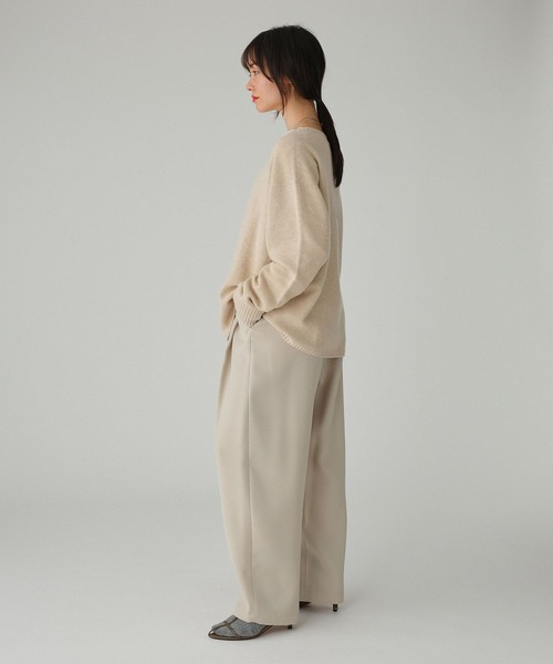 BABYLONE（バビロン）の「トリクシオンタックパンツ（その他パンツ・レディース・グレー/ブラック/ライトベージュ/ダークブラウン/ベージュ・36inch/38inch）」の11枚目の写真