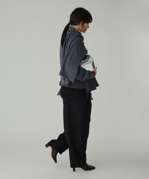 BABYLONE（バビロン）の「トリクシオンタックパンツ（その他パンツ・レディース・グレー/ブラック/ライトベージュ/ダークブラウン/ベージュ・36inch/38inch）」の15枚目の写真