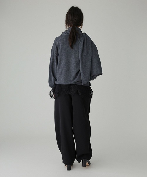 BABYLONE（バビロン）の「トリクシオンタックパンツ（その他パンツ・レディース・グレー/ブラック/ライトベージュ/ダークブラウン/ベージュ・36inch/38inch）」の16枚目の写真