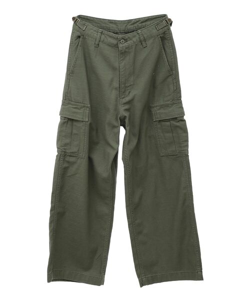 AMERICAN HOLIC（アメリカンホリック）の「綿スラブカーゴパンツ（カーゴパンツ・レディース・カーキ/ブラック・S/M/L）」の20枚目の写真