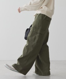 綿スラブカーゴパンツ