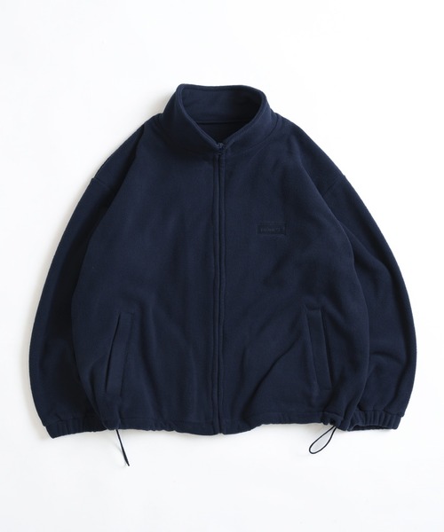 MUHET(ミュエータ)の「【セットアップ可能】フリースジャケット(ブルゾン・レディース・カーキ/チャコールグレー/ネイビー・MEDIUM/LARGE/SMALL)」の12枚目の写真