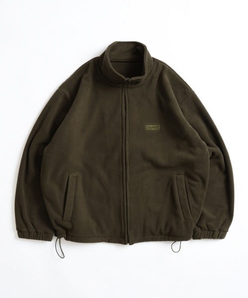 MUHET(ミュエータ)の「【セットアップ可能】フリースジャケット(ブルゾン・レディース・カーキ/チャコールグレー/ネイビー・MEDIUM/LARGE/SMALL)」の8枚目の写真