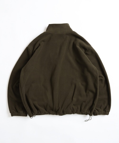MUHET(ミュエータ)の「【セットアップ可能】フリースジャケット(ブルゾン・レディース・カーキ/チャコールグレー/ネイビー・MEDIUM/LARGE/SMALL)」の9枚目の写真