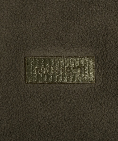 MUHET(ミュエータ)の「【セットアップ可能】フリースジャケット(ブルゾン・レディース・カーキ/チャコールグレー/ネイビー・MEDIUM/LARGE/SMALL)」の11枚目の写真