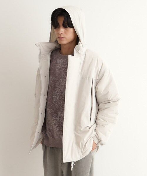 THE SHOP TK （ザ ショップ ティーケー ）の「◆モンスターパーカ ビッグシルエット／洗える（その他アウター・メンズ・ライトグレー/ブラック・04/03/02）」の7枚目の写真