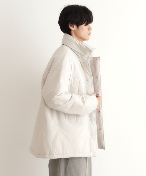 THE SHOP TK （ザ ショップ ティーケー ）の「◆モンスターパーカ ビッグシルエット／洗える（その他アウター・メンズ・ライトグレー/ブラック・04/03/02）」の8枚目の写真