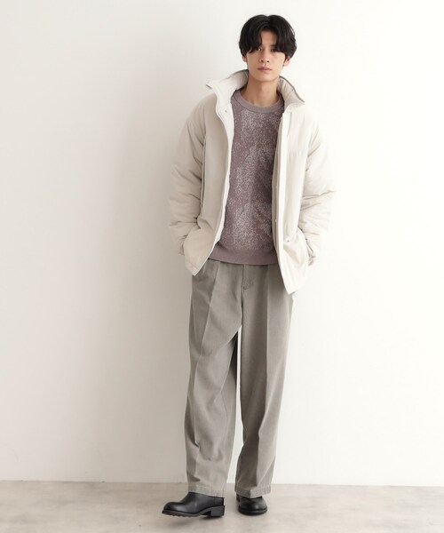 THE SHOP TK （ザ ショップ ティーケー ）の「◆モンスターパーカ ビッグシルエット／洗える（その他アウター・メンズ・ライトグレー/ブラック・04/03/02）」の10枚目の写真