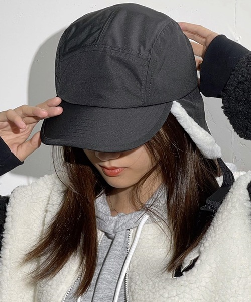 レディース ミリタリーボアフライトキャップ 耳当て付き（ニット