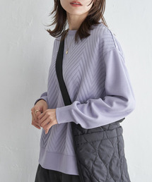 ikka | フクレジャガード切り替えプルオーバー(Tシャツ/カットソー)