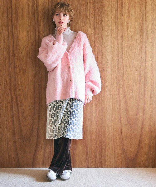 coca（coca）（コカ）の「【WEB限定セール】レースキャミワンピース（ワンピース・レディース・ブラック/アイボリー・L/M）」の7枚目の写真