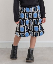 ジャカードボアフリースキュロットパンツ