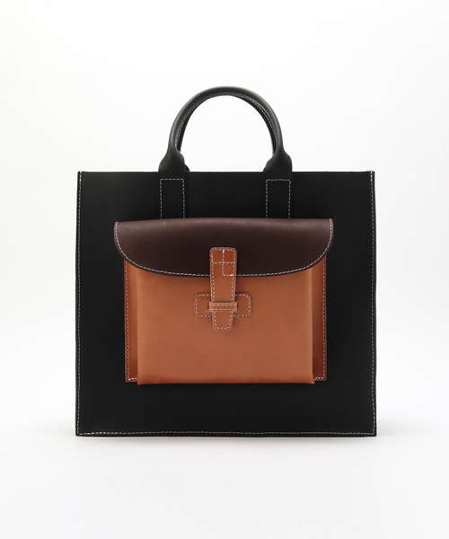 EDIFICE（エディフィス）の「AGNES BADDOO(アグネス バドゥ) Combination Sac2（クラッチバッグ・メンズ・キャメル・FREE）」の2枚目の写真