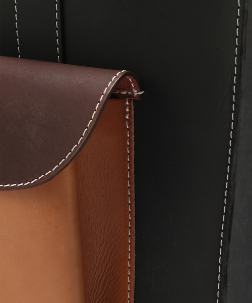 EDIFICE（エディフィス）の「AGNES BADDOO(アグネス バドゥ) Combination Sac2（クラッチバッグ・メンズ・キャメル・FREE）」の7枚目の写真