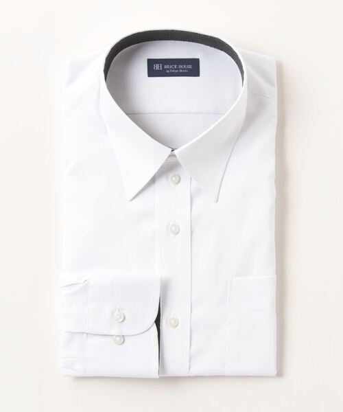 透け防止 形態安定ノーアイロン レギュラー 長袖ビジネスワイシャツ（ビジネスシャツ）｜TOKYO SHIRTS（トウキョウシャツ）