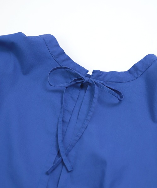 Brocante（ブロカント）の「[Brocante / ブロカント] CM50/ブロード ボレロシャツ（シャツ/ブラウス・レディース・チャコールグレー/ブルー/ホワイト/ベージュ・2）」の22枚目の写真