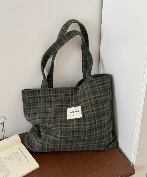 Vipoa（ヴィポア）の「check flannel tote bag（トートバッグ・レディース・A/B/C/D/E/F/G・FREE）」の17枚目の写真