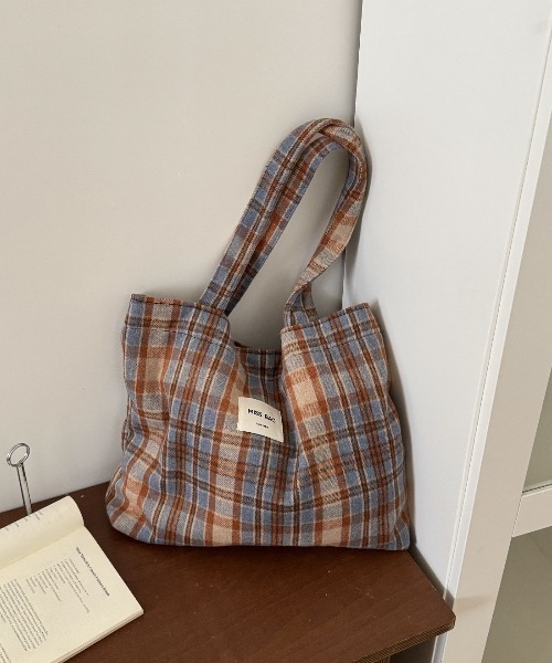 Vipoa（ヴィポア）の「check flannel tote bag（トートバッグ・レディース・A/B/C/D/E/F/G・FREE）」の22枚目の写真