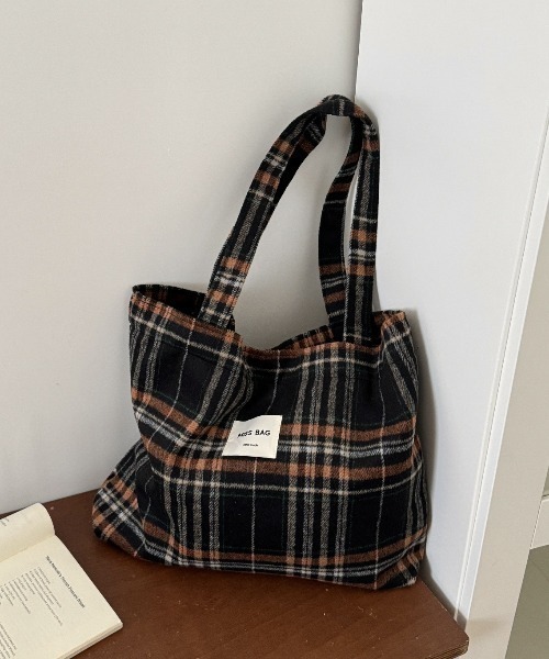 Vipoa（ヴィポア）の「check flannel tote bag（トートバッグ・レディース・A/B/C/D/E/F/G・FREE）」の15枚目の写真