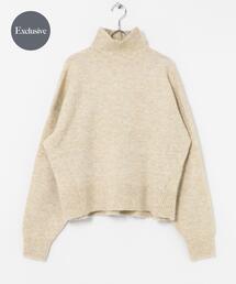 『別注』MIDIUMISOLID×TGM　high necked pullover