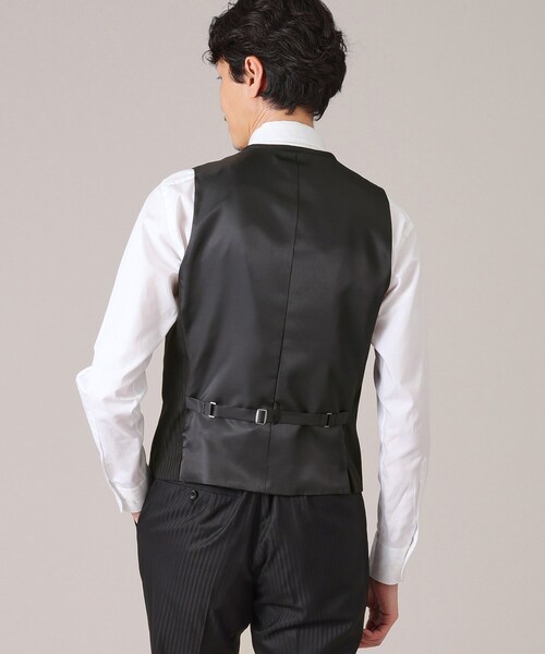 TAKEO KIKUCHI（タケオキクチ）の「【3ピースセット】シャイニーヘリンボン スーツ（スーツセット・メンズ・ブラック系2/チャコール/ネイビー系9・02/03/04）」の16枚目の写真