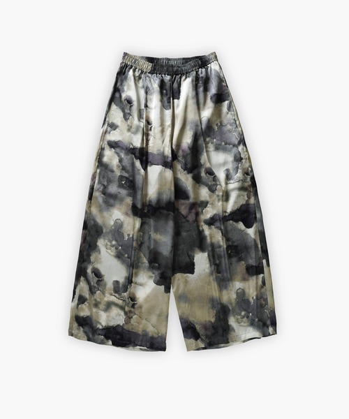 Aphlotus（アプロタス）の「フロントタック アブストラクト グラフィック シルクタッチ イージーパンツ（その他パンツ・メンズ・ブラック/ブルー/グレー・MEDIUM/SMALL/LARGE）」の5枚目の写真