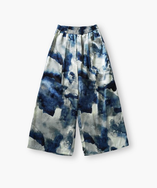 Aphlotus（アプロタス）の「フロントタック アブストラクト グラフィック シルクタッチ イージーパンツ（その他パンツ・メンズ・ブラック/ブルー/グレー・MEDIUM/SMALL/LARGE）」の6枚目の写真