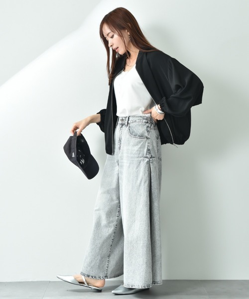 INTERPLANET - インタープラネット ダブルクロスブルゾン インタープラネット INTERPLANET ダブルクロスブルゾン （ライト