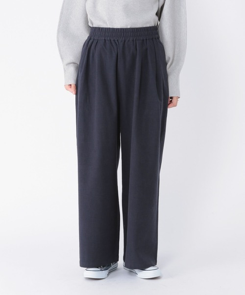 studio CLIP（スタディオクリップ）の「オールイージーストレートパンツ[プチ・プラスサイズあり]（その他パンツ・レディース・ネイビー/ホワイト/ライトグレー/アイボリー・MEDIUM/LARGE/ﾌﾘｰ(L)/PF）」の5枚目の写真