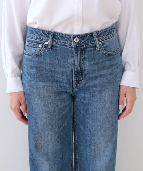 通年活躍！褒められデニム】ワイドストレート デニムパンツ