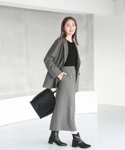 GLOBAL WORK(グローバルワーク)の「スペ軽撥水縦A4トート/248213(トートバッグ・レディース・アイボリー/ブラック/アイボリー系7/シルバー・ONE SIZE)」の9枚目の写真