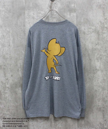 TOM&JERRY（トムアンドジェリー）の「TOM&JERRY　トム＆ジェリー　ミニ裏毛　綿タッチ　バックプリント　BIG　トレーナー（スウェット）」