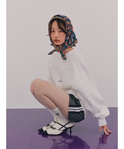 ANNA SUI × LILYBROWN ヴィンテージライクスウェット WHT ANNA SUI × LILYBROWN ヴィンテージライクスウェット WHT LILY