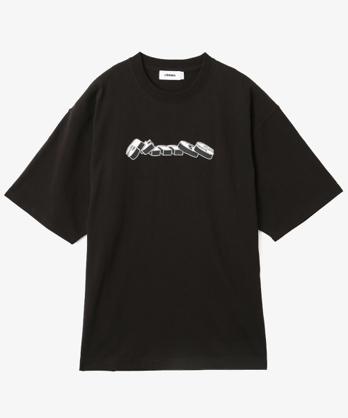 atmos（アトモス）の「atmos Block Logo T-shirt / アトモス ブロック ロゴ Tシャツ（Tシャツ/カットソー・メンズ・ブラック/ブルー/ホワイト・XL/M/L）」の4枚目の写真