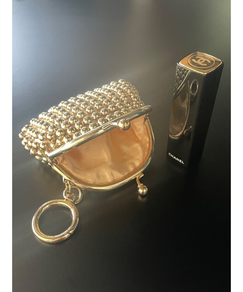 Didot.showroom(ディドット ショールーム)の「【DIDOT.】メタルメッシュがま口キーリング(コインケース・レディース・シルバー/ゴールド/ブラック・FREE)」の1枚目の写真