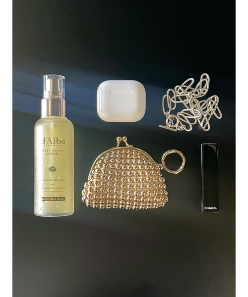 Didot.showroom(ディドット ショールーム)の「【DIDOT.】メタルメッシュがま口キーリング(コインケース・レディース・シルバー/ゴールド/ブラック・FREE)」の8枚目の写真