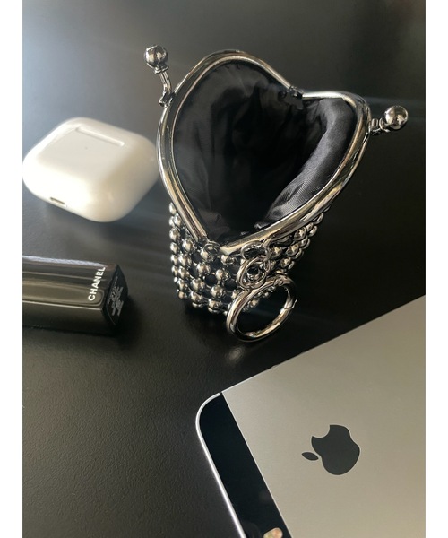 Didot.showroom(ディドット ショールーム)の「【DIDOT.】メタルメッシュがま口キーリング(コインケース・レディース・シルバー/ゴールド/ブラック・FREE)」の5枚目の写真